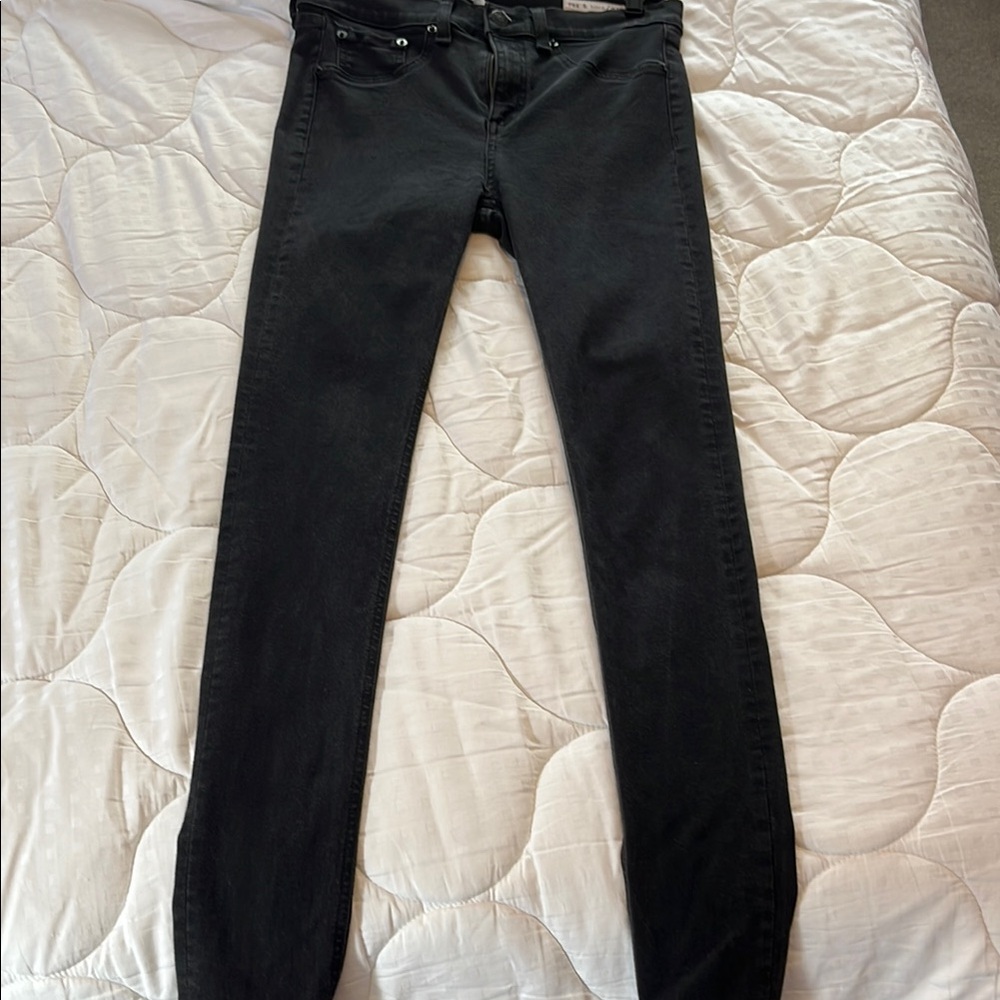 rag & bone Black Skinny Jeans
